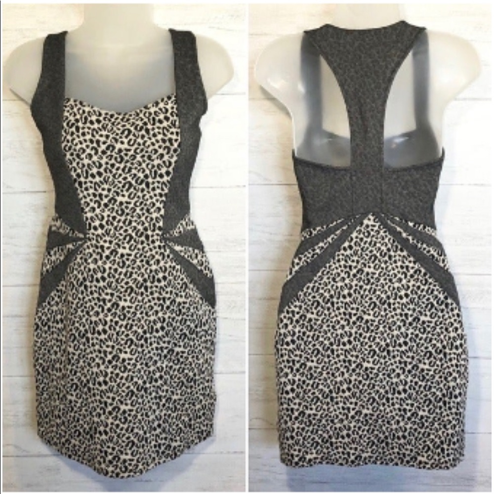 Silence + Noise Leopard Bodycon Dress